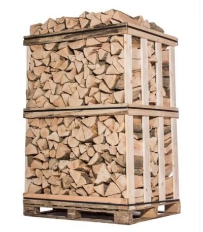 Brennholzkiste 25 cm – Hartholz (2 m³) – Gather Brennholz