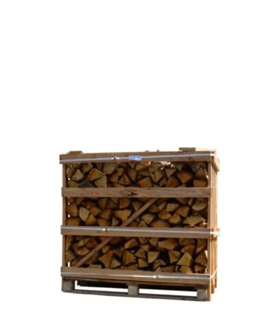 Kiste mit ultratrockenem Eichenbrennholz (1,1 m³) – Gather Brennholz