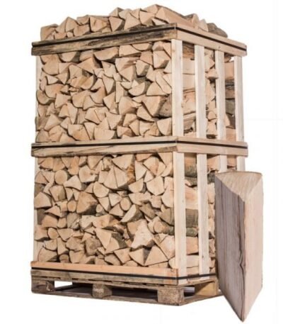 Scheitholz – 33 cm – Mischung aus Hartholz – Palette 2 m³ – 2,9 Ster – Gather Brennholz